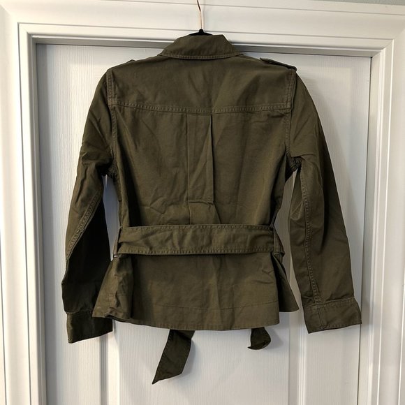 NWT J. Crew Cropped fatigue women utility jacket (size small) - Picture 4 of 5